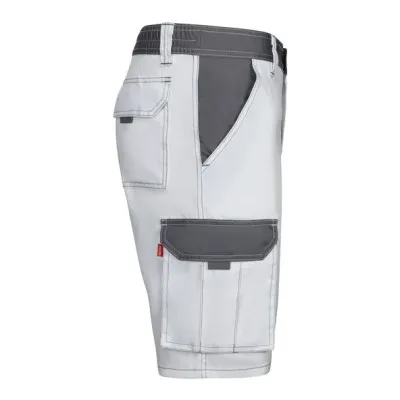 Pantaloni scurți în două tonuri, cu buzunare multiple / Velilla / Pantaloni scurți de lucru