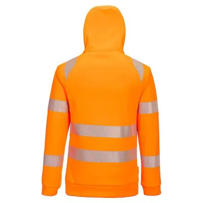 DX482 - Hanorac HiVis cu fermoar scurt / Portwest / Îmbrăcăminte HiVis și reflectorizantă