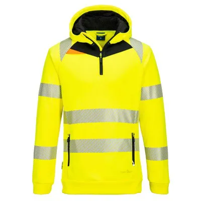 DX482 - Hanorac HiVis cu fermoar scurt / Portwest / Îmbrăcăminte HiVis și reflectorizantă