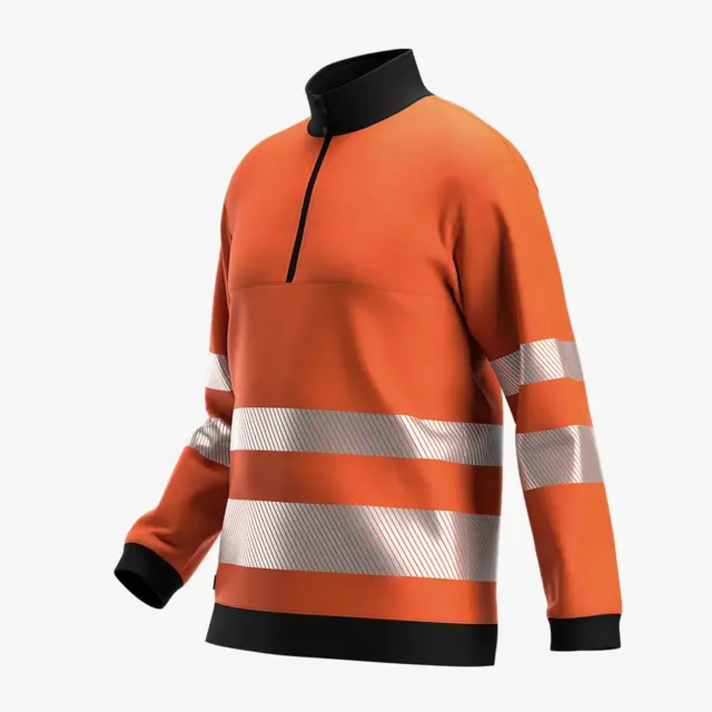 Bluză SCUTI HiVis cu guler înalt / Safety Jogger / Îmbrăcăminte HiVis și reflectorizantă