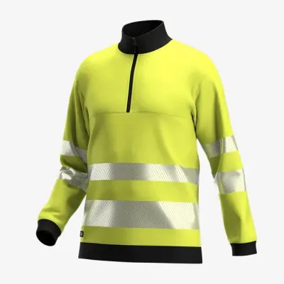 Bluză SCUTI HiVis cu guler înalt / Safety Jogger / Îmbrăcăminte HiVis și reflectorizantă