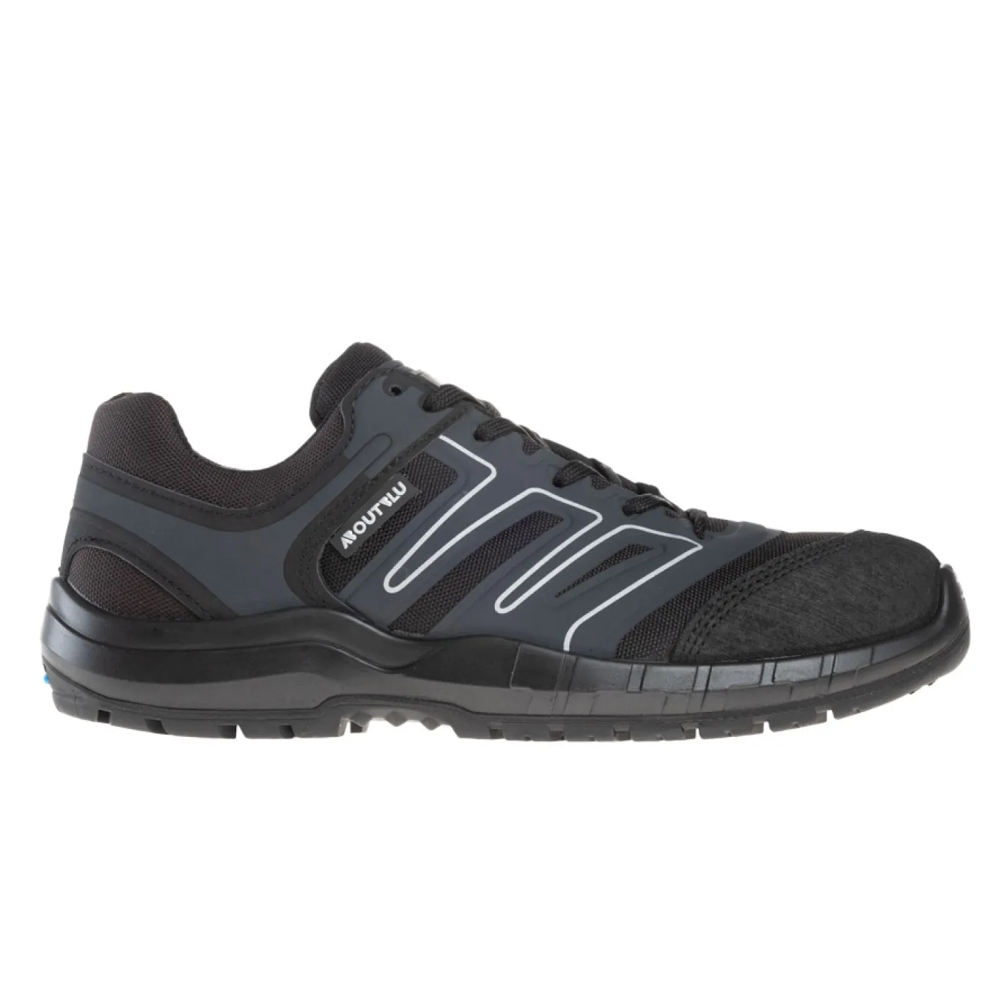 Pantofi de protecție INDIANAPOLIS BLACK LOW S3 SRC ESD / AboutBlu / Pantofi de protecție, outdoor și de lucru