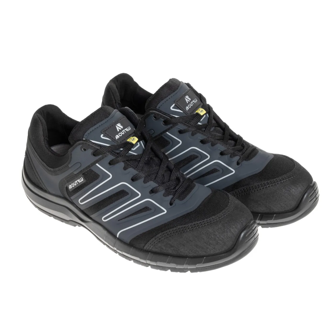 Pantofi de protecție INDIANAPOLIS BLACK LOW S3 SRC ESD / AboutBlu / Pantofi de protecție, outdoor și de lucru