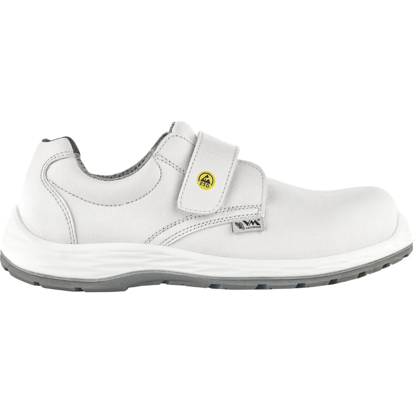 Pantofi de protecție NEWCASTLE S3L FO ESD SR / VM Footwear / Încălțăminte albă