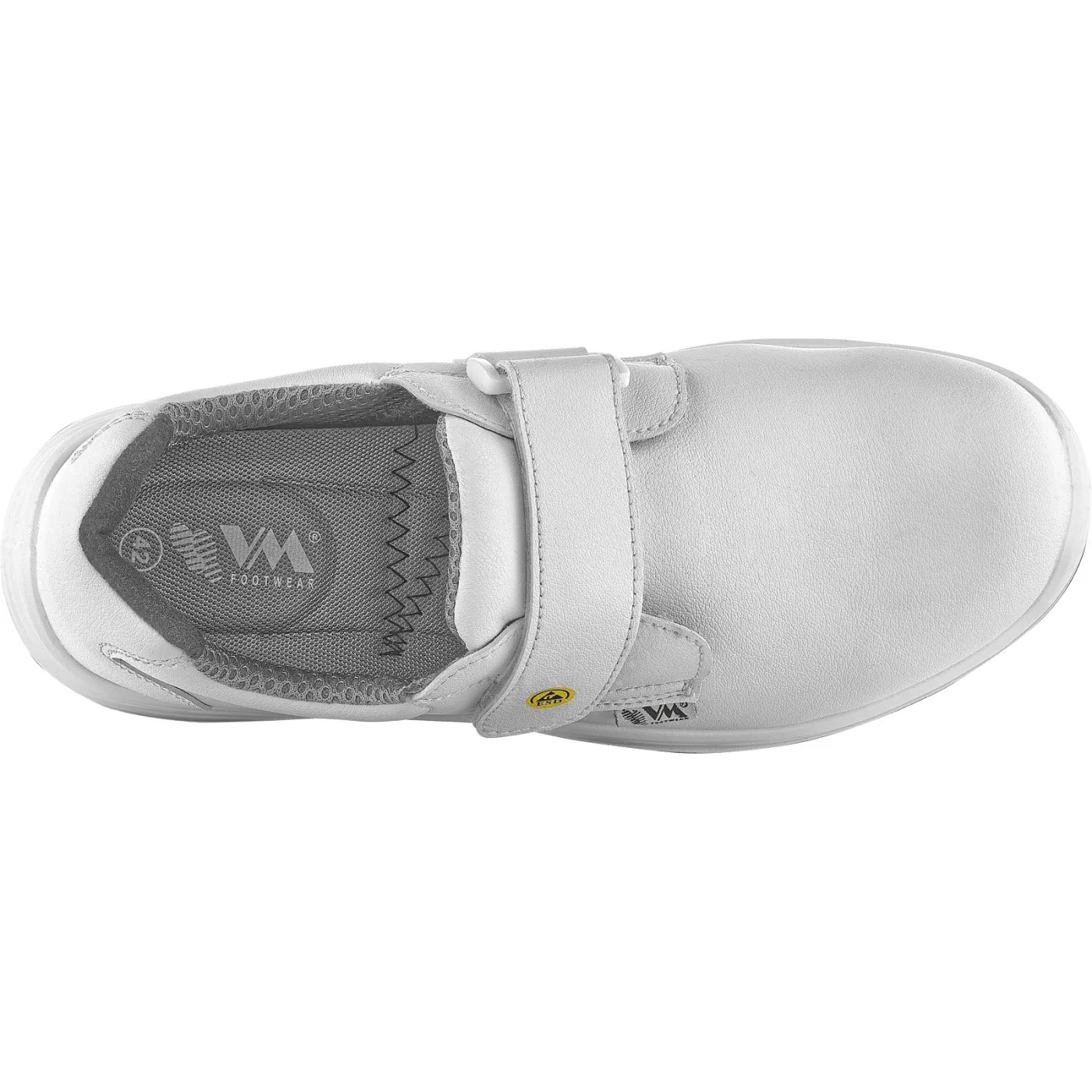 Pantofi de protecție NEWCASTLE S3L FO ESD SR / VM Footwear / Încălțăminte albă