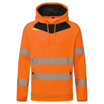 DX483 - Hanorac cu glugă DX4 HiVis / Portwest / Hanorace, bluze softshell, polar și fleece