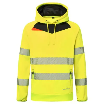 DX483 - Hanorac cu glugă DX4 HiVis / Portwest / Hanorace, bluze softshell, polar și fleece