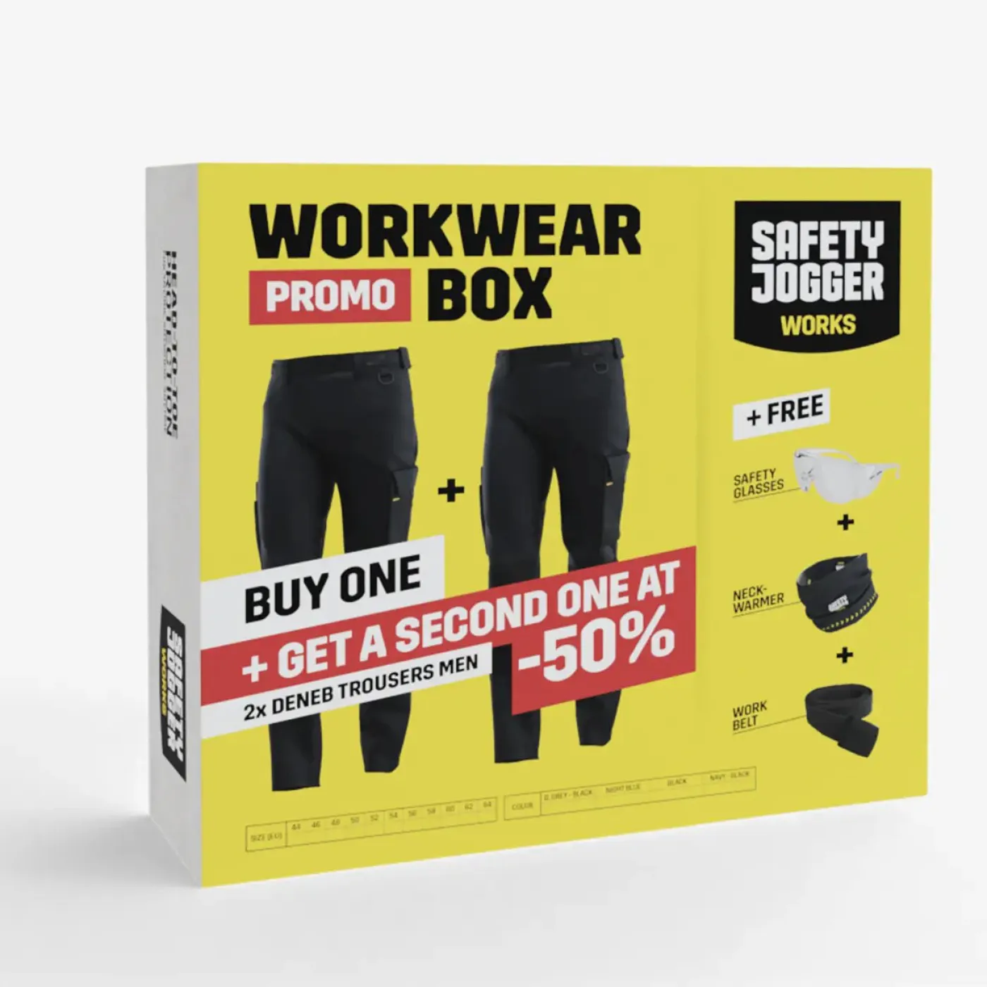 Pachet promo WORKWEAR BOX DENEB / Safety Jogger / Pantaloni, salopete, colanți