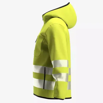 Hanorac SCUTI HiVis cu glugă și buzunare funcționale / Safety Jogger / Îmbrăcăminte HiVis și reflectorizantă
