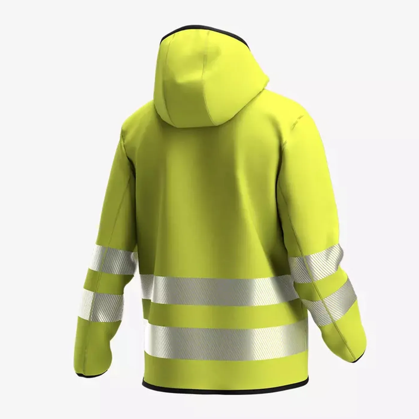 Hanorac SCUTI HiVis cu glugă și buzunare funcționale / Safety Jogger / Îmbrăcăminte HiVis și reflectorizantă