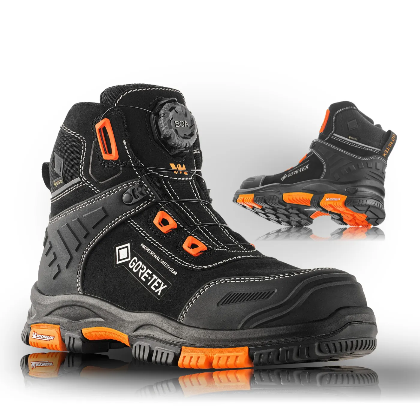 Bocanci de protecție OAKLAND S7L FO HRO SR / VM Footwear / Încălțăminte cu talpă HRO rezistentă la căldură