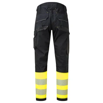 FR416 - Pantaloni PW3 HiVis ignifugi Clasa 1, cu buzunare Holster / Portwest / Pantaloni, salopete, colanți