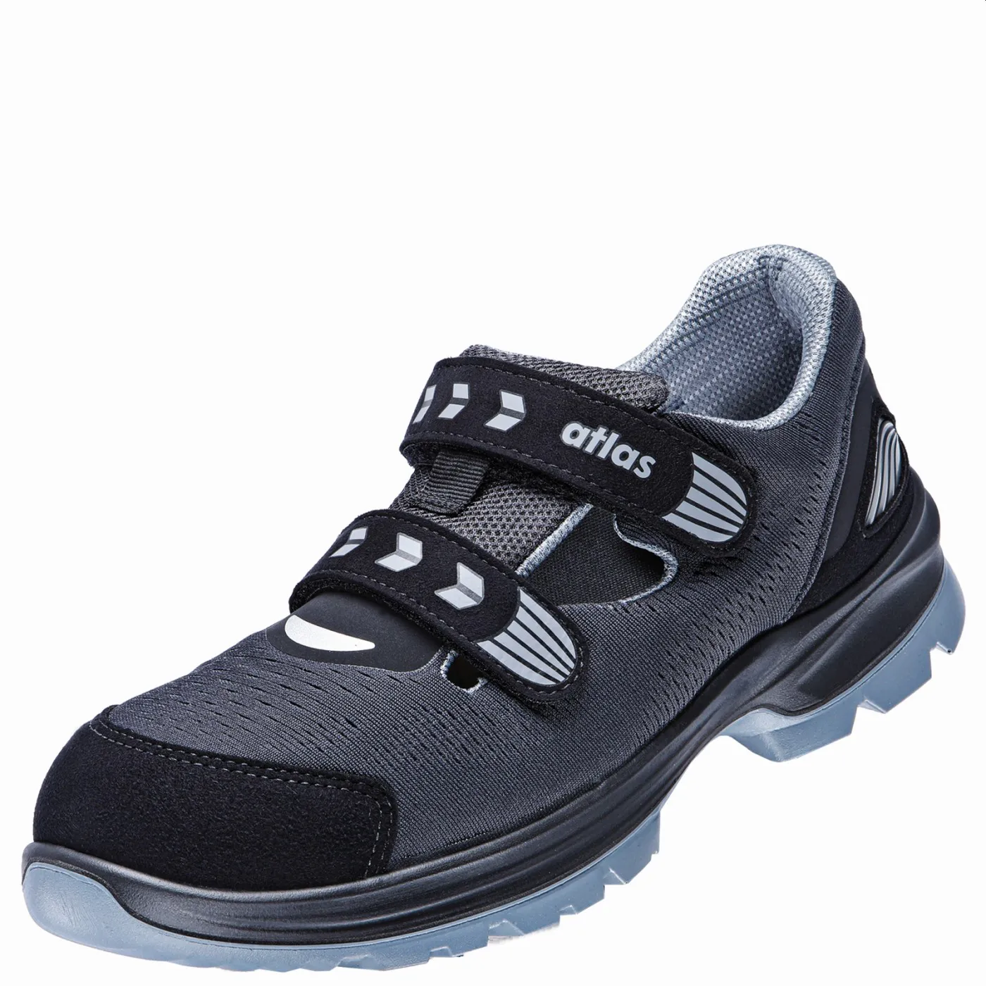 Sandale de protecție ERGO-MED 1600 W10 ESD S1 SRC / Atlas / Sandale de protecție, saboți de lucru, galoși din PVC