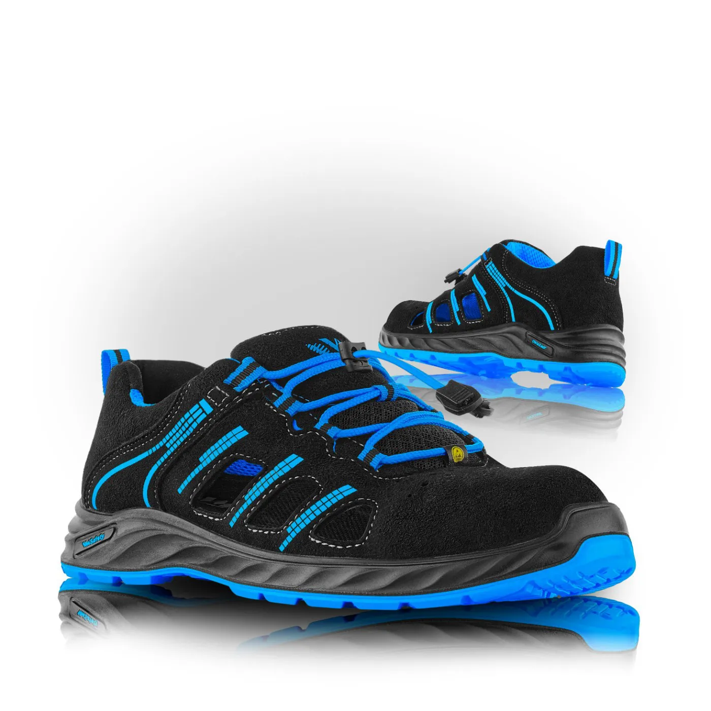 Sandale de protecție MONTANA S1P ESD SRC / VM Footwear / Sandale de protecție, saboți de lucru, galoși din PVC