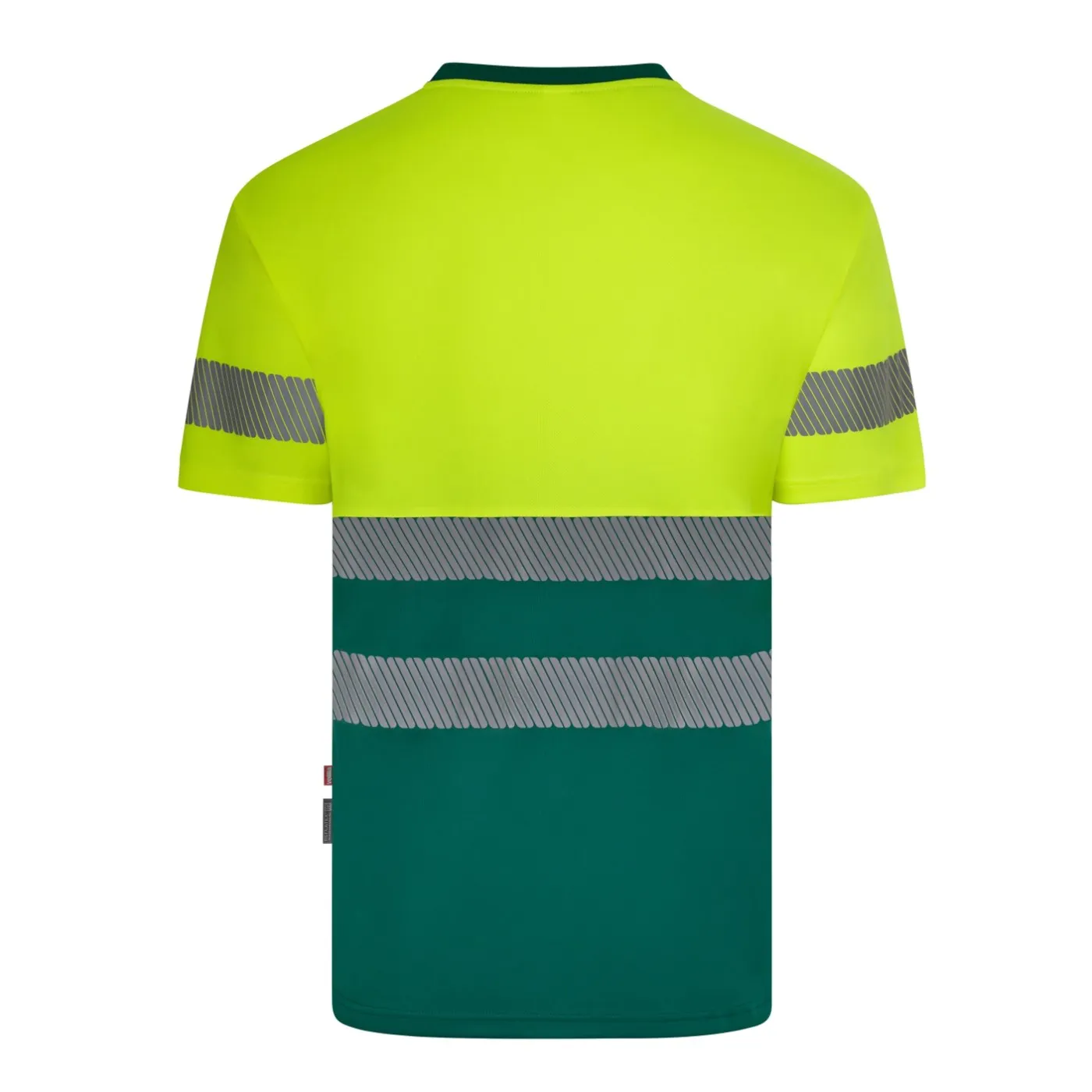 Tricou cu mânecă scurtă, reflectorizant, de înaltă vizibilitate, în două tonuri, din poliester reciclat / Velilla / Îmbrăcăminte HiVis și reflectorizantă