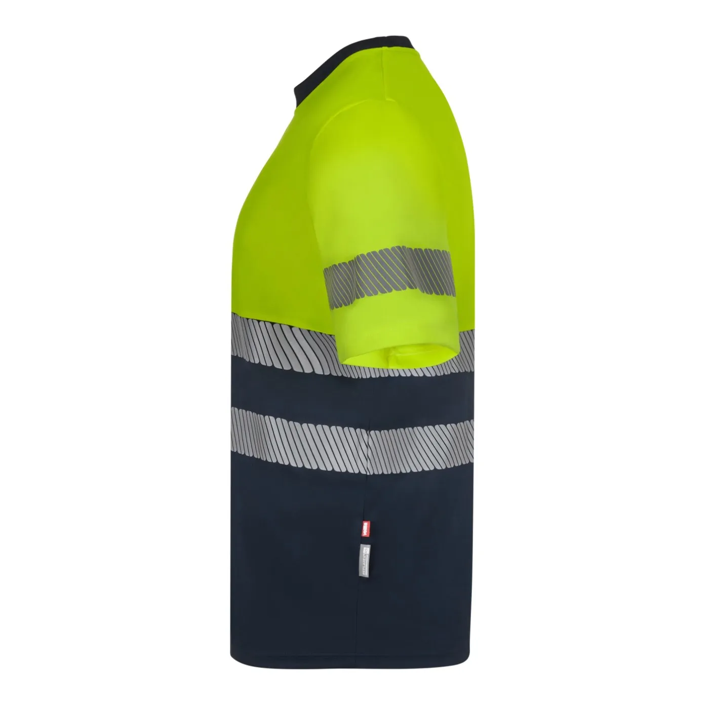Tricou cu mânecă scurtă, reflectorizant, de înaltă vizibilitate, în două tonuri, din poliester reciclat / Velilla / Îmbrăcăminte HiVis și reflectorizantă
