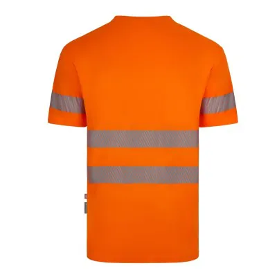 Tricou cu mânecă scurtă, reflectorizant, de înaltă vizibilitate, din poliester reciclat / Velilla / Îmbrăcăminte HiVis și reflectorizantă
