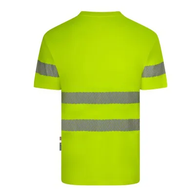 Tricou cu mânecă scurtă, reflectorizant, de înaltă vizibilitate, din poliester reciclat / Velilla / Îmbrăcăminte HiVis și reflectorizantă