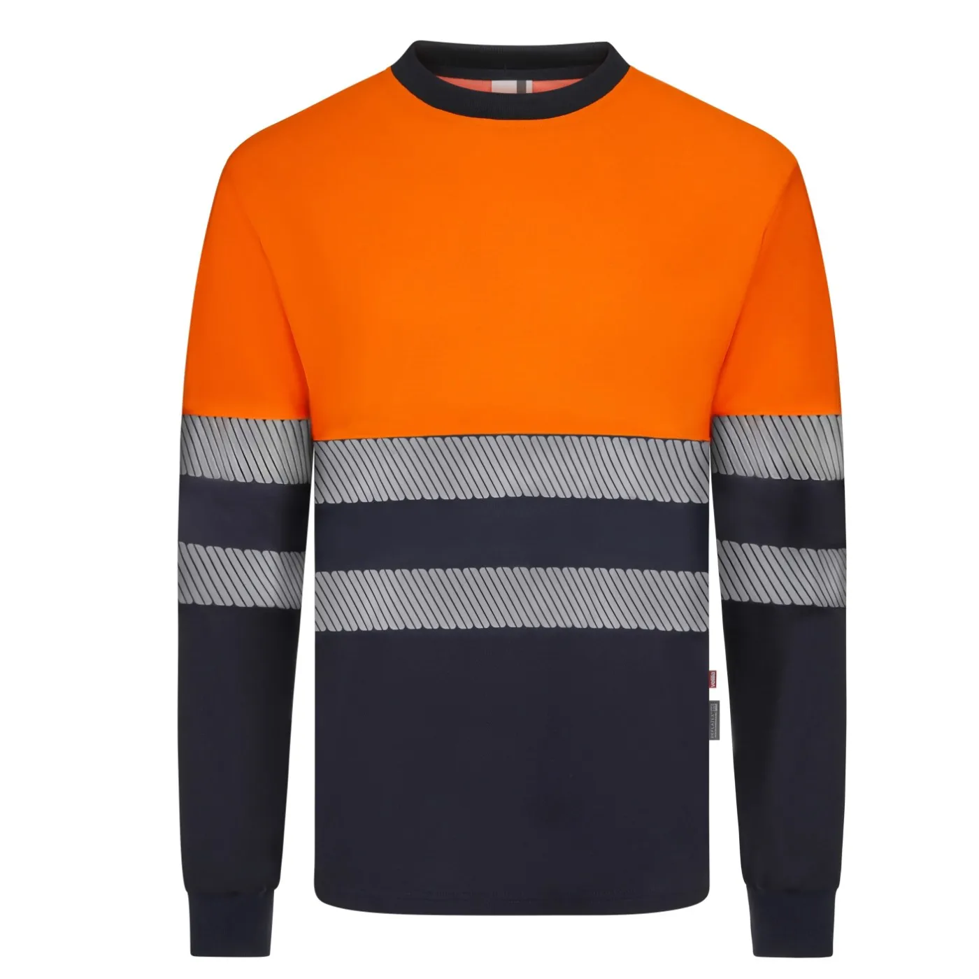 Tricou cu mânecă lungă, de înaltă vizibilitate, în două tonuri / Velilla / Îmbrăcăminte HiVis și reflectorizantă