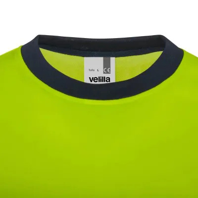 Tricou cu mânecă lungă, de înaltă vizibilitate, în două tonuri / Velilla / Îmbrăcăminte HiVis și reflectorizantă
