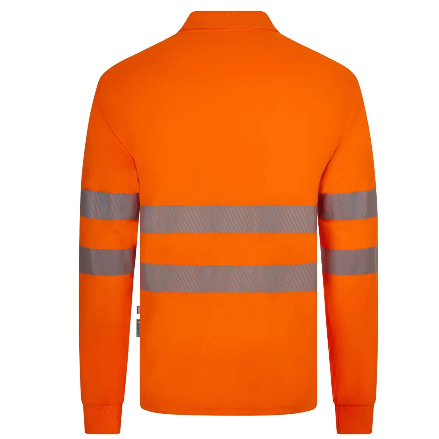 Tricou polo reflectorizant, cu mânecă lungă, de înaltă vizibilitate, din poliester reciclat / Velilla / Îmbrăcăminte HiVis și reflectorizantă