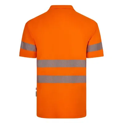 Tricou polo cu mânecă scurtă, de înaltă vizibilitate, din poliester reciclat / Velilla / Îmbrăcăminte HiVis și reflectorizantă