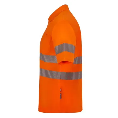 Tricou polo cu mânecă scurtă, de înaltă vizibilitate, din poliester reciclat / Velilla / Îmbrăcăminte HiVis și reflectorizantă