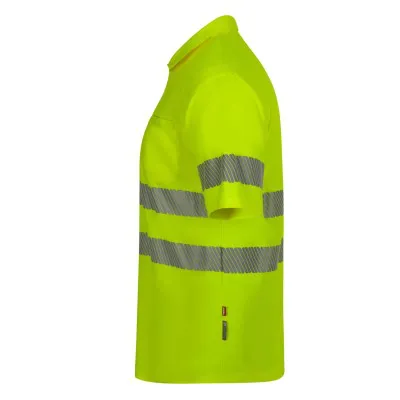 Tricou polo cu mânecă scurtă, de înaltă vizibilitate, din poliester reciclat / Velilla / Îmbrăcăminte HiVis și reflectorizantă