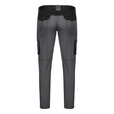 Pantaloni stretch cu buzunare multiple, în două tonuri / Velilla / Pantaloni, salopete, colanți