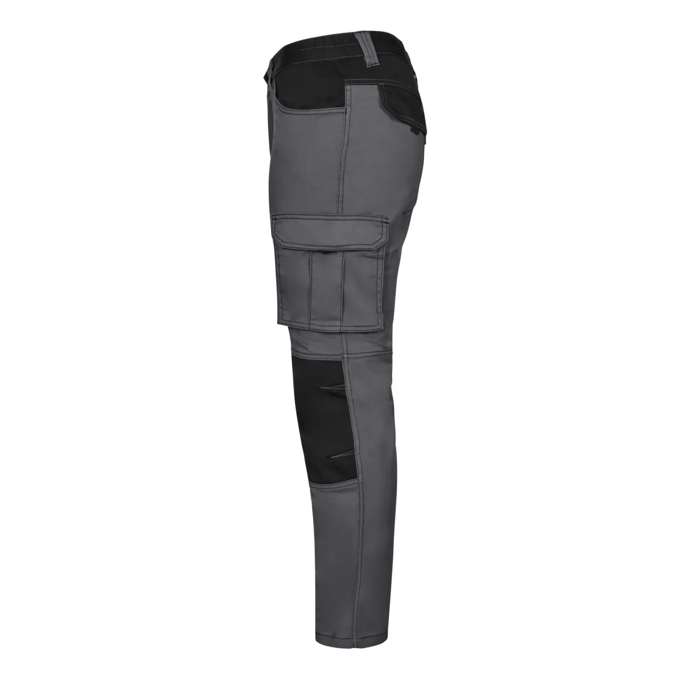 Pantaloni stretch cu buzunare multiple, în două tonuri / Velilla / Pantaloni, salopete, colanți