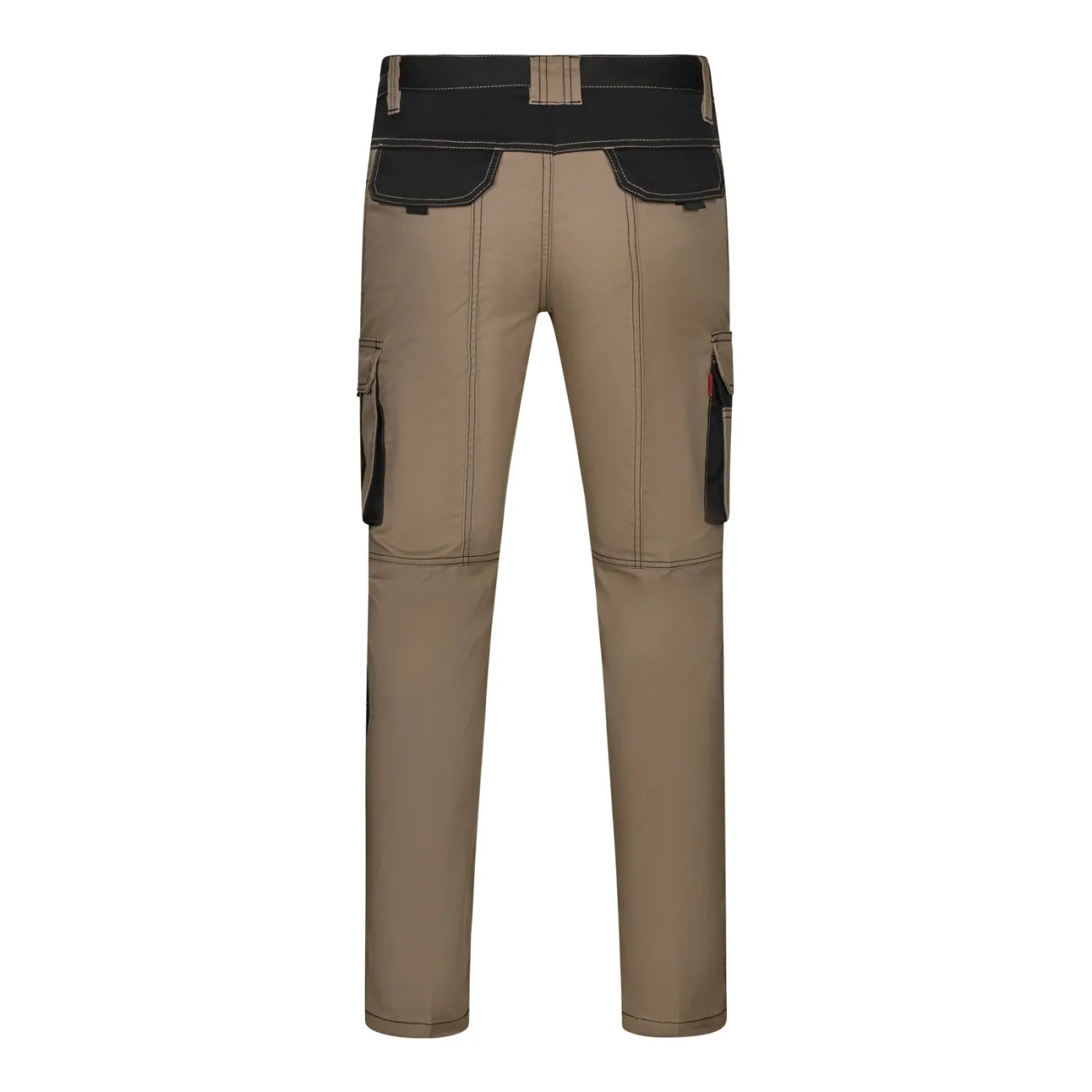 Pantaloni stretch cu buzunare multiple, în două tonuri / Velilla / Pantaloni, salopete, colanți