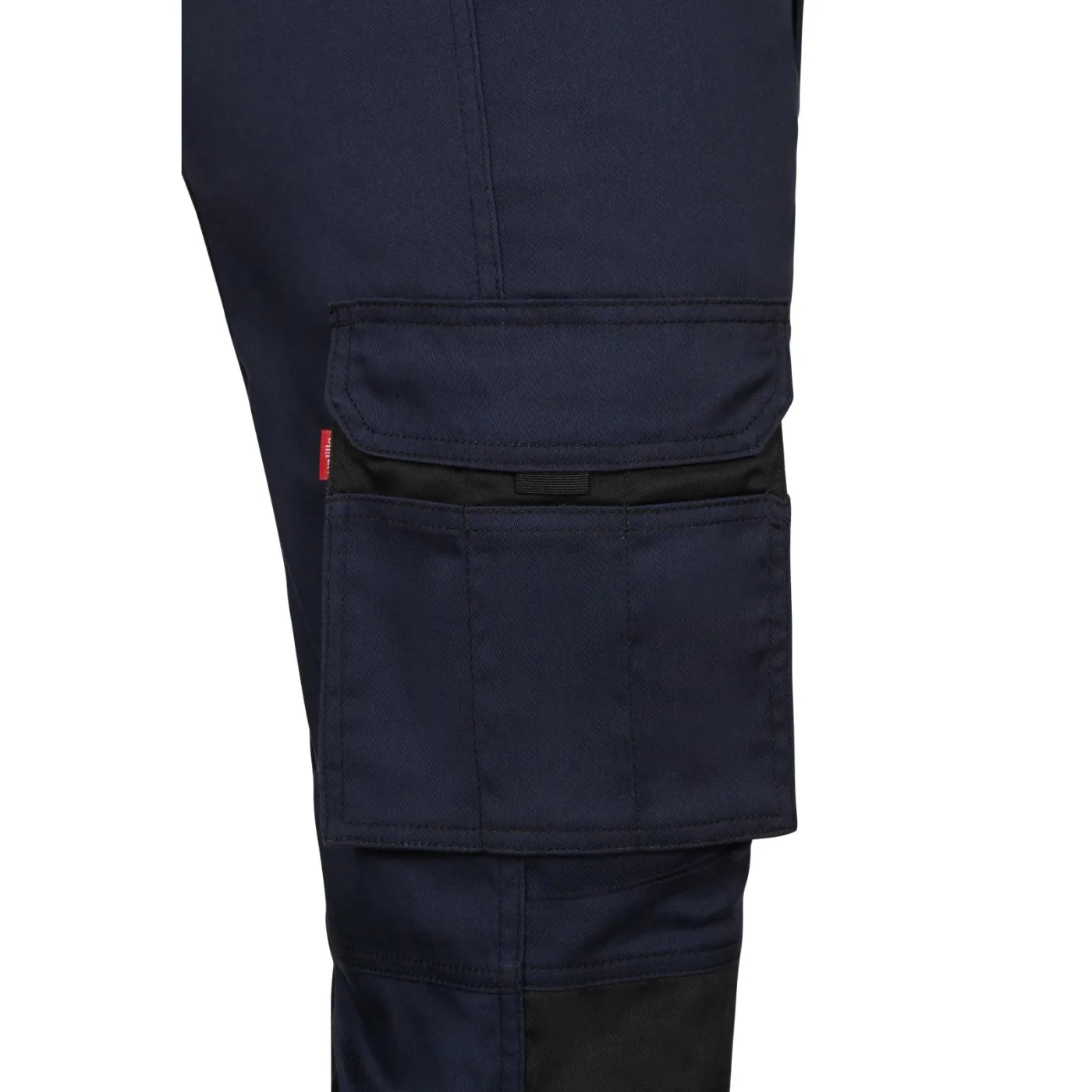 Pantaloni stretch cu buzunare multiple, în două tonuri / Velilla / Pantaloni, salopete, colanți