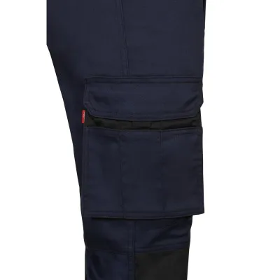 Pantaloni stretch cu buzunare multiple, în două tonuri / Velilla / Pantaloni, salopete, colanți