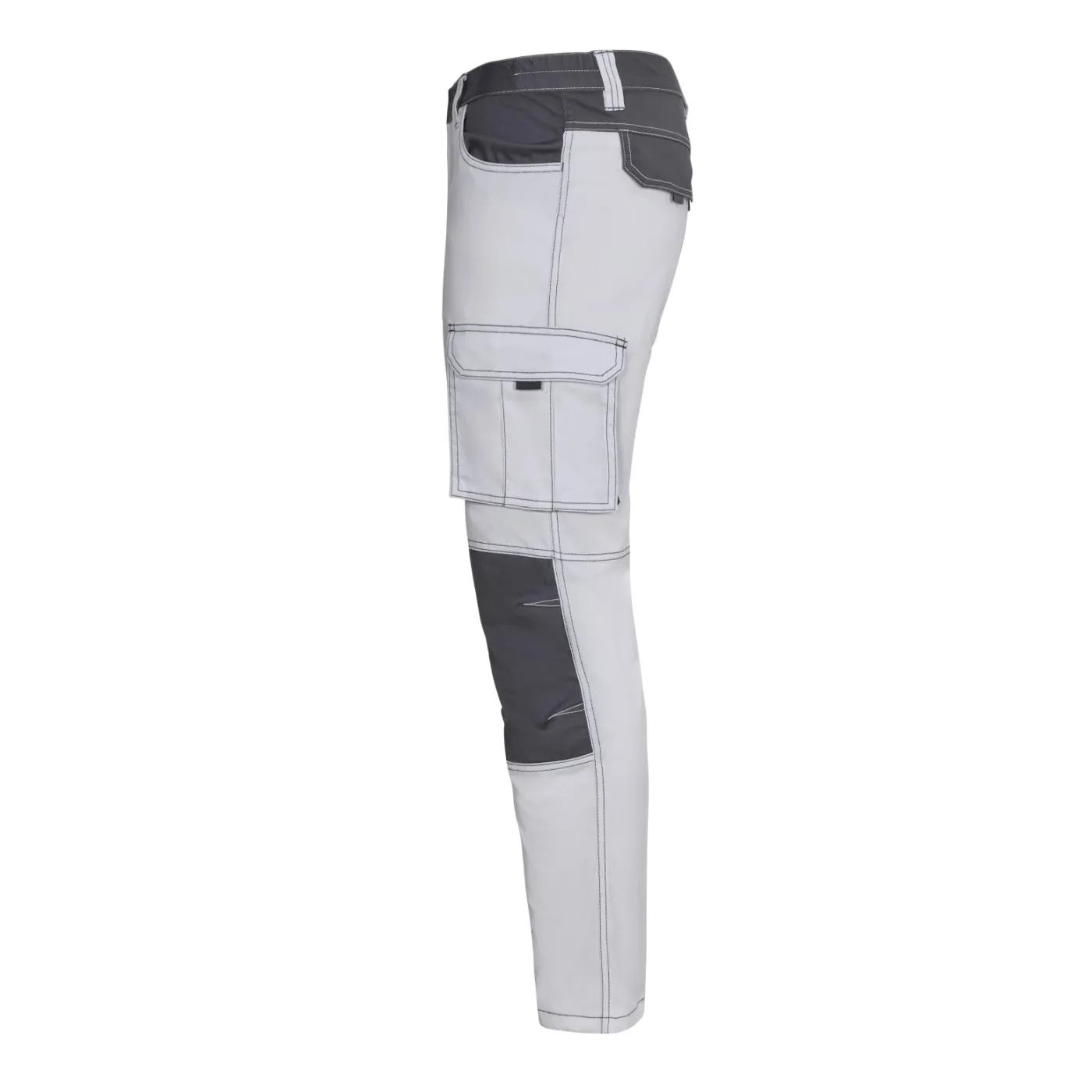 Pantaloni stretch cu buzunare multiple, în două tonuri / Velilla / Pantaloni, salopete, colanți