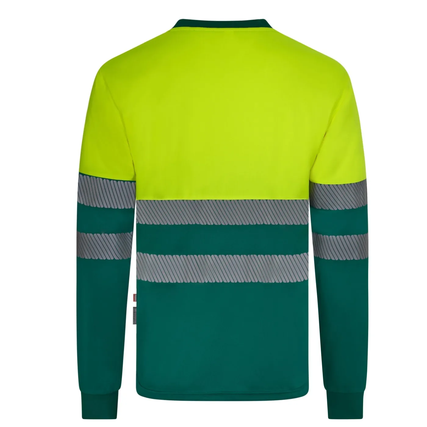 Tricou reflectorizant cu mânecă lungă, de înaltă vizibilitate, în două tonuri, din poliester reciclat / Velilla / Îmbrăcăminte HiVis și reflectorizantă
