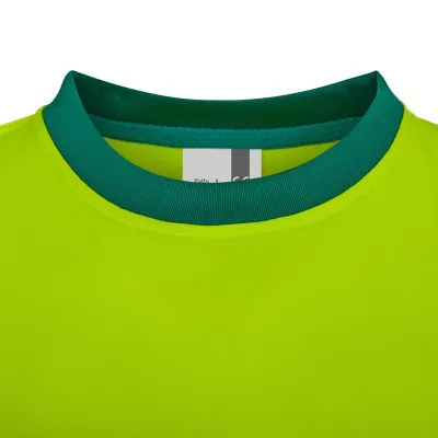 Tricou reflectorizant cu mânecă lungă, de înaltă vizibilitate, în două tonuri, din poliester reciclat / Velilla / Îmbrăcăminte HiVis și reflectorizantă