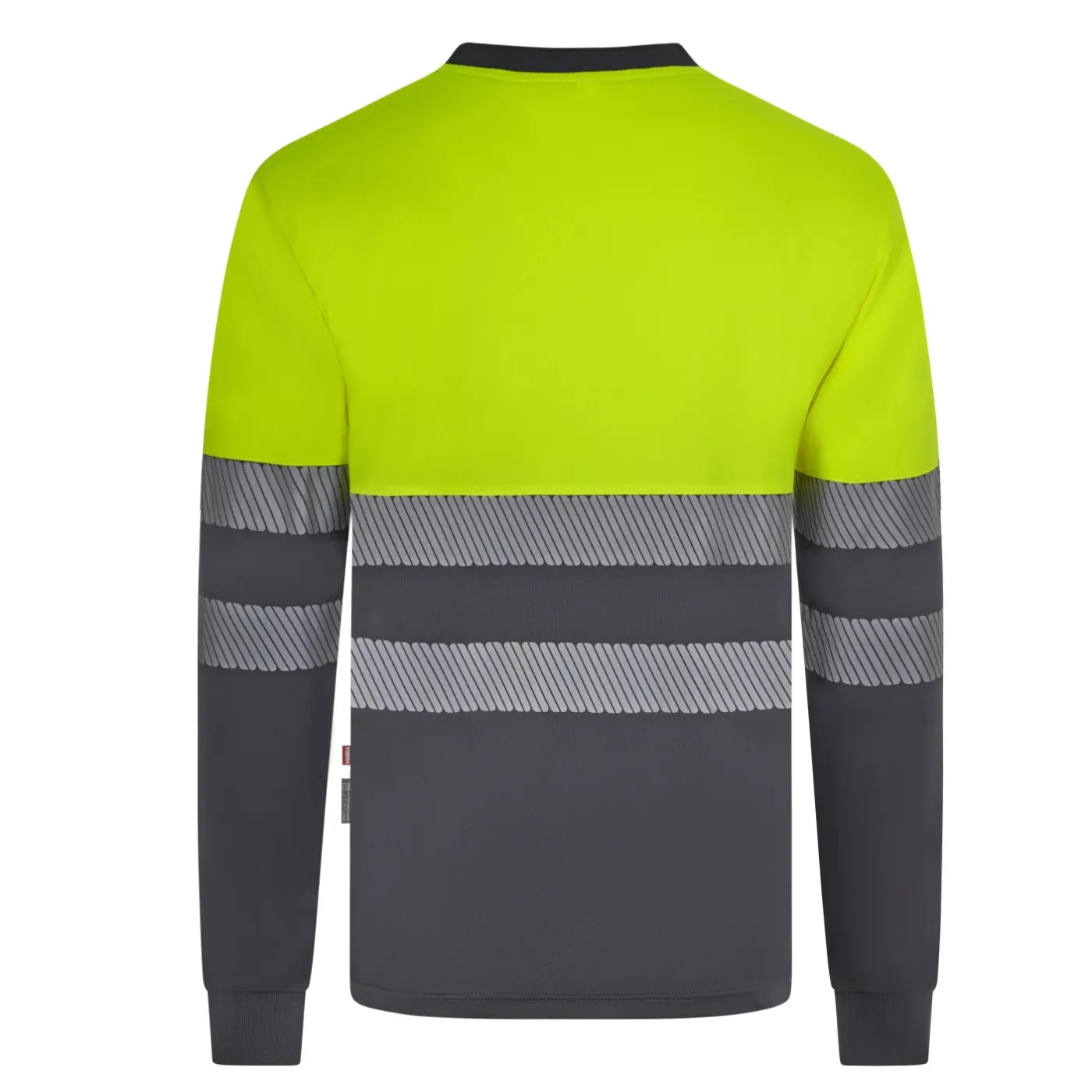 Tricou reflectorizant cu mânecă lungă, de înaltă vizibilitate, în două tonuri, din poliester reciclat / Velilla / Îmbrăcăminte HiVis și reflectorizantă