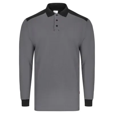 Tricou polo cu mânecă lungă, în două tonuri / Velilla / Tricouri, bluze, cămăși