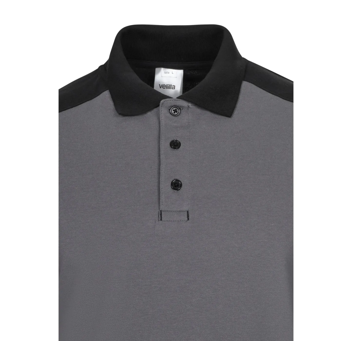 Tricou polo cu mânecă lungă, în două tonuri / Velilla / Tricouri, bluze, cămăși