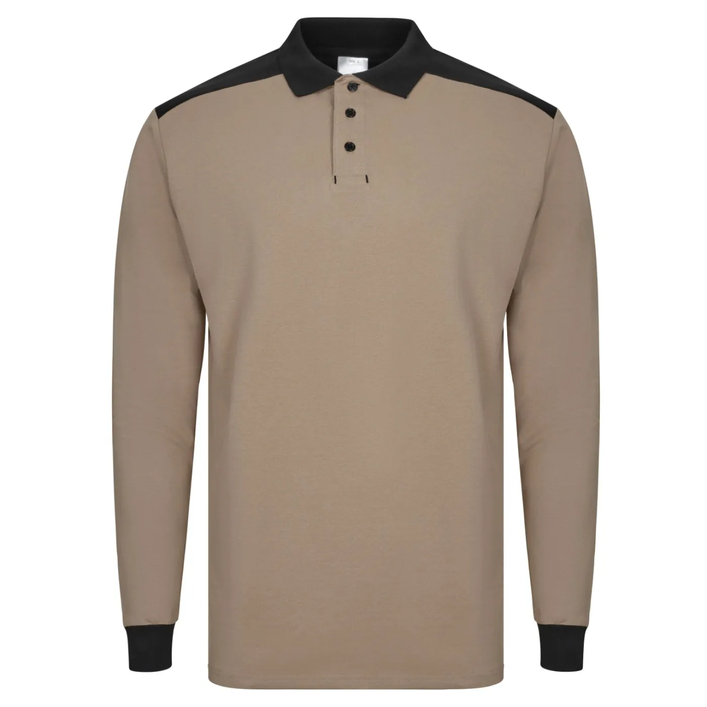 Tricou polo cu mânecă lungă, în două tonuri / Velilla / Tricouri, bluze, cămăși