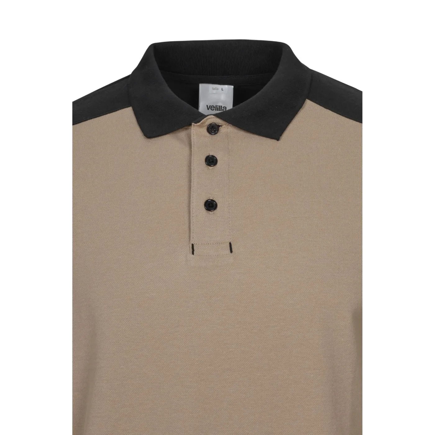 Tricou polo cu mânecă lungă, în două tonuri / Velilla / Tricouri, bluze, cămăși