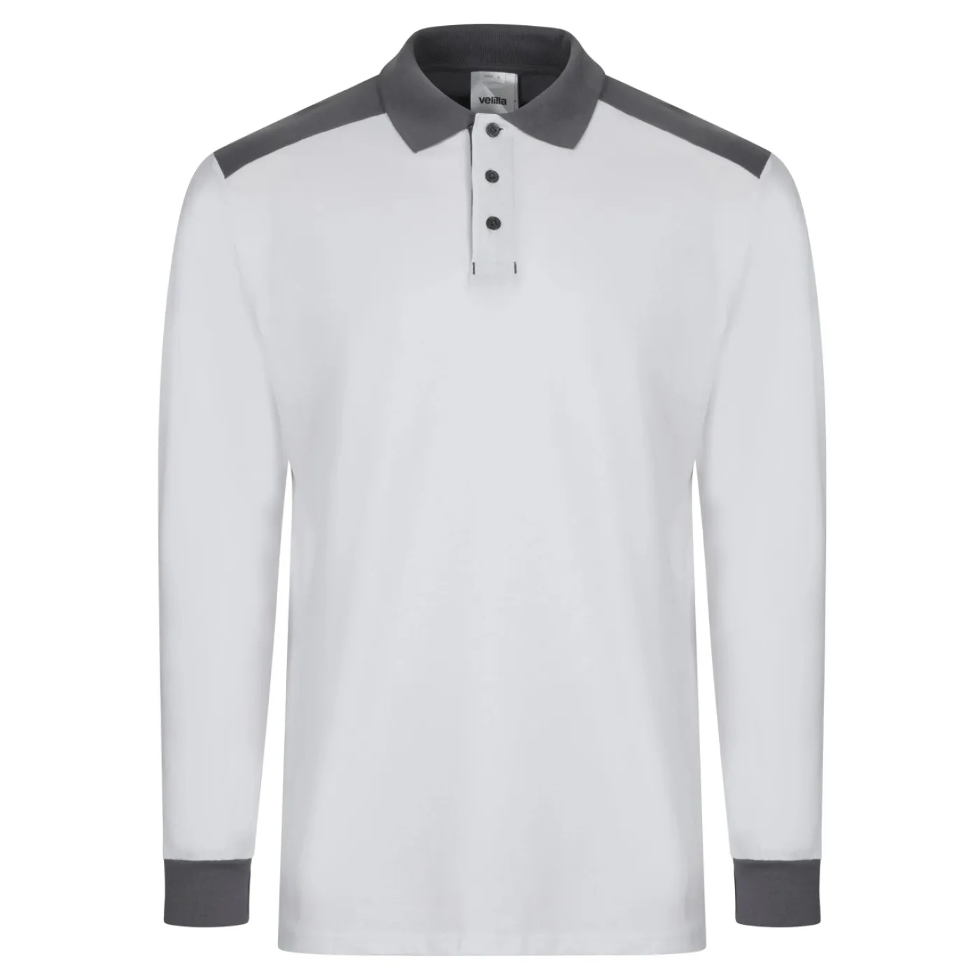 Tricou polo cu mânecă lungă, în două tonuri / Velilla / Tricouri, bluze, cămăși