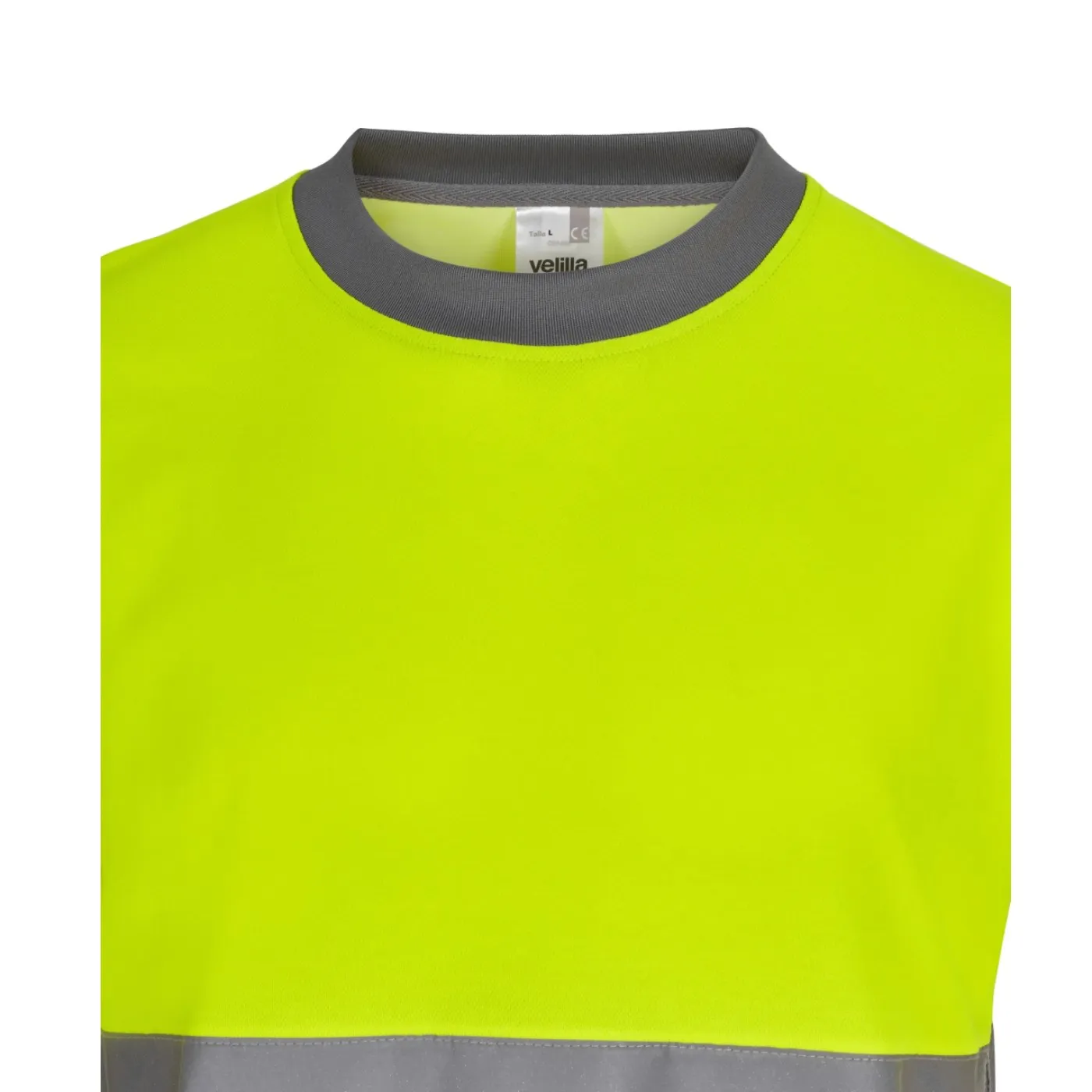 Tricou cu mânecă scurtă, reflectorizant, de înaltă vizibilitate, în două tonuri, din bumbac / Velilla / Îmbrăcăminte HiVis și reflectorizantă