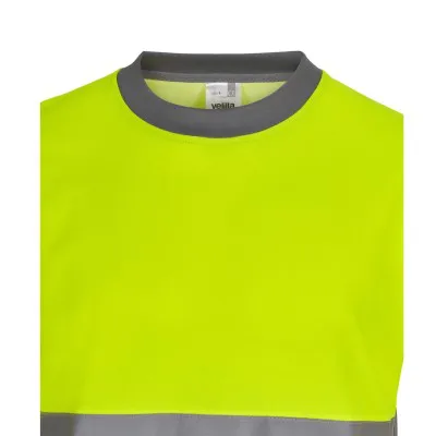 Tricou cu mânecă scurtă, reflectorizant, de înaltă vizibilitate, în două tonuri, din bumbac / Velilla / Îmbrăcăminte HiVis și reflectorizantă