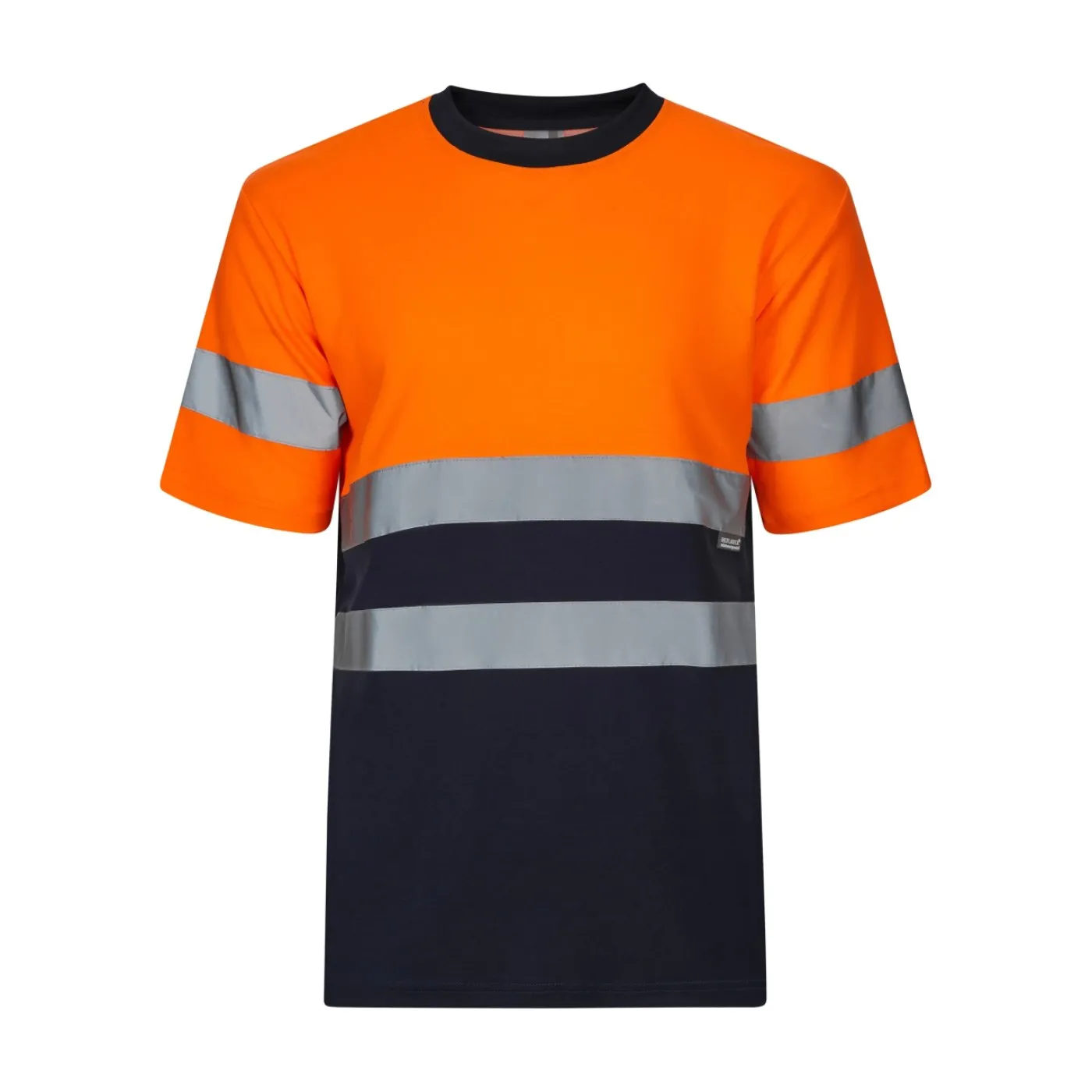 Tricou cu mânecă scurtă, reflectorizant, de înaltă vizibilitate, în două tonuri, din bumbac / Velilla / Îmbrăcăminte HiVis și reflectorizantă