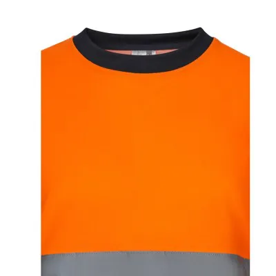 Tricou cu mânecă scurtă, reflectorizant, de înaltă vizibilitate, în două tonuri, din bumbac / Velilla / Îmbrăcăminte HiVis și reflectorizantă