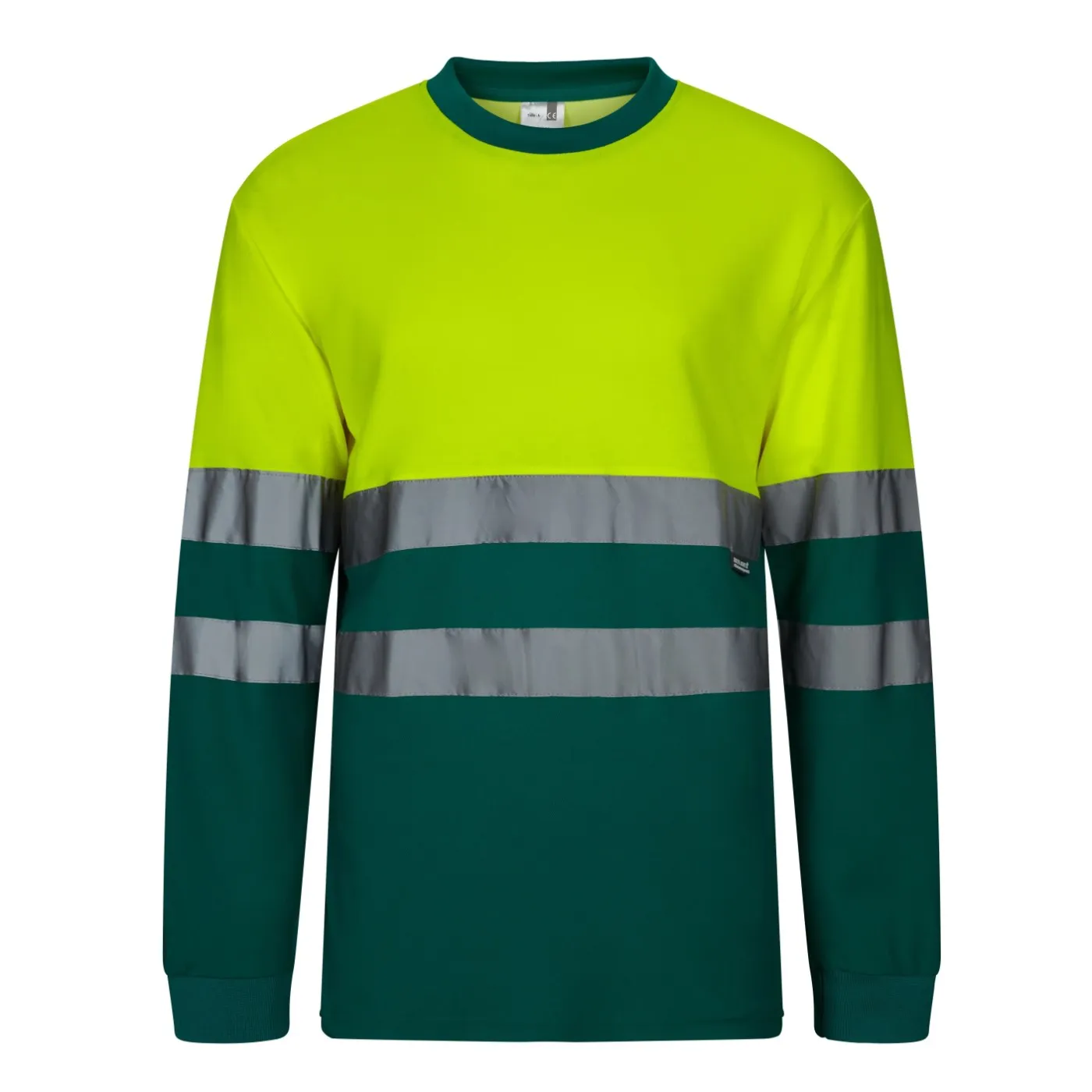 Tricou cu mânecă lungă, reflectorizant, de înaltă vizibilitate, din bumbac / Velilla / Îmbrăcăminte HiVis și reflectorizantă