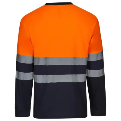 Tricou cu mânecă lungă, reflectorizant, de înaltă vizibilitate, din bumbac / Velilla / Îmbrăcăminte HiVis și reflectorizantă