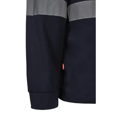 Tricou cu mânecă lungă, reflectorizant, de înaltă vizibilitate, din bumbac / Velilla / Îmbrăcăminte HiVis și reflectorizantă