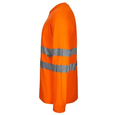 Tricou cu mânecă lungă, reflectorizant, de înaltă vizibilitate, din bumbac / Velilla / Îmbrăcăminte HiVis și reflectorizantă